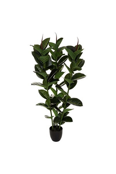 Atmosphera Ficus robusta artificial H120 cm - Verde, H.120 cm