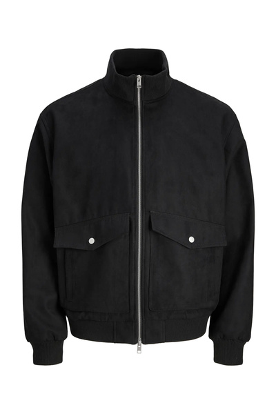 Jack & Jones JPRCCDARREN BOMBER معطف وسترة سوداء للرجال