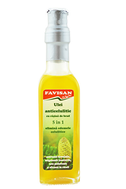 Favisan Ulei Anticelulitic 5in1 cu Rasina de Brad 100ml