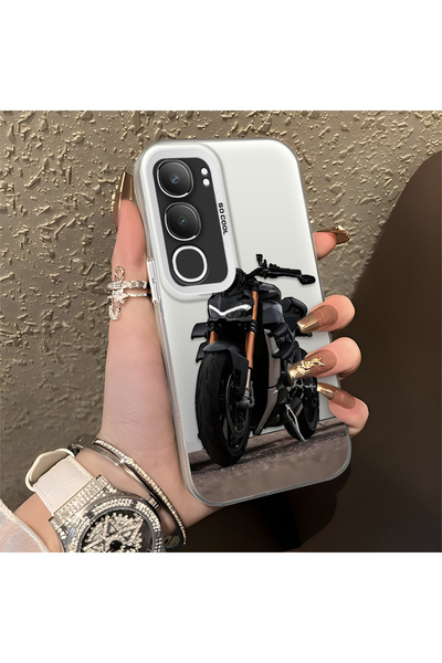 CHICASELUX Vivo Y29 5g Compatible Cool Sport Motorcycle Printed Matte Quality...