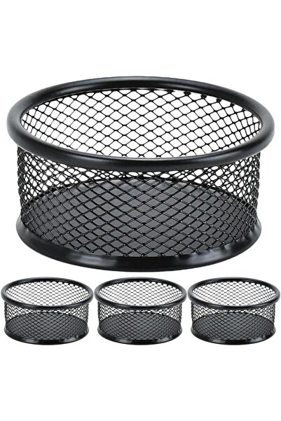 STARSTAR Paperclip organizer - Desktop organizer - 4-pack - Black