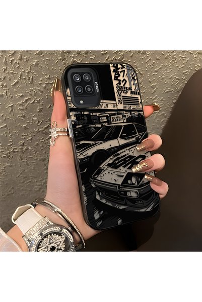 CHICASELUX Samsung Galaxy A12/M12 Compatible Manga Drawing Classic Car Plain ...