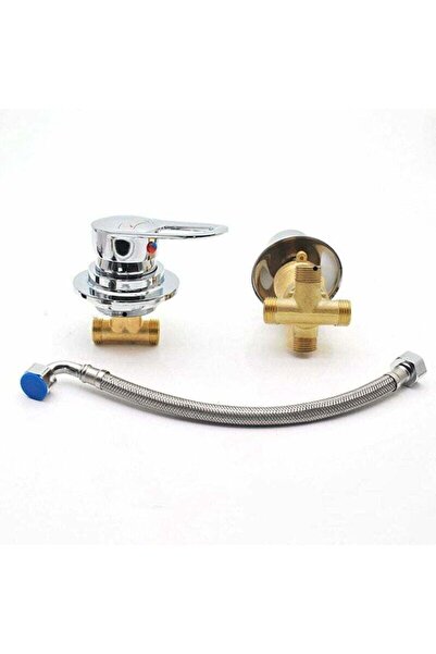 STARSTAR All-copper threaded split three-function shower enclosure two-piece ...