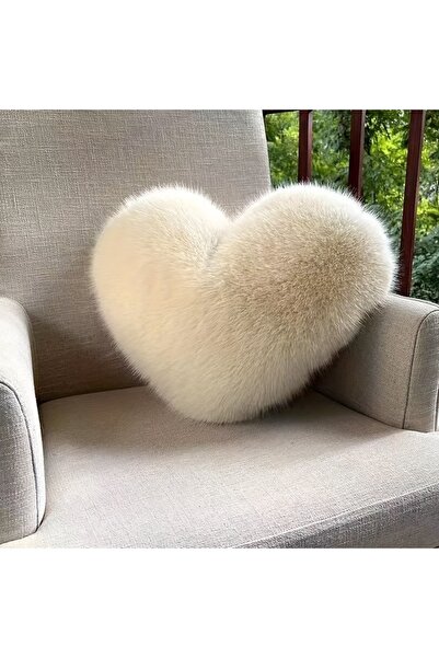 Morvena Picks Adorabilă pernă de pluș în formă de inimă, 35*45 cm, material m...