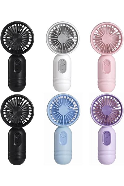 Morvena Picks Pachet de 6 mini ventilatoare personale portabile, reîncărcabil...