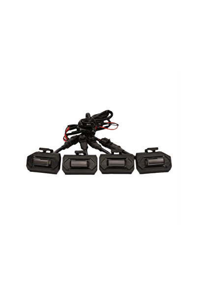 STARSTAR 4-piece set – front grille LED lights, smoked exterior grille lights
