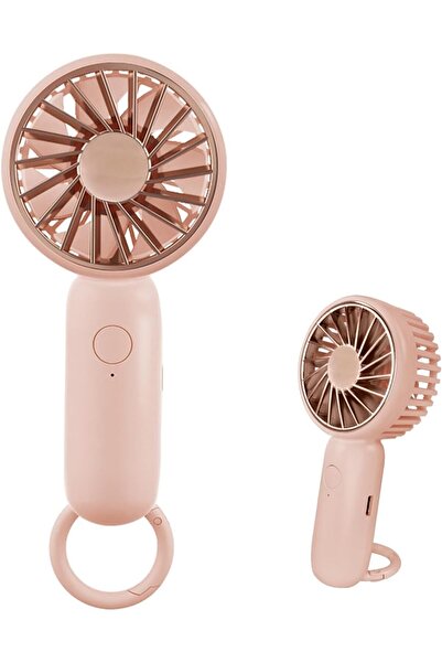STARSTAR Mini handheld fan, desktop fan with hook, lightweight USB fan, recha...
