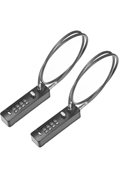 Morvena Picks Pachet de 2 încuietori pentru uși exterioare fără cheie, cu com...