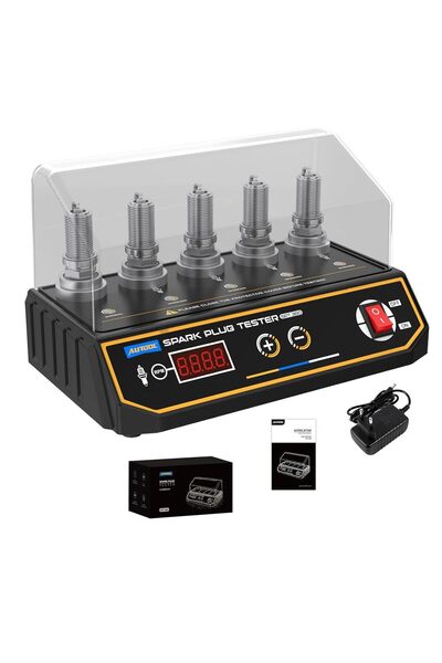 Autool Car spark plug tester with 5 sockets, SPT360, for cars and motorcycles...