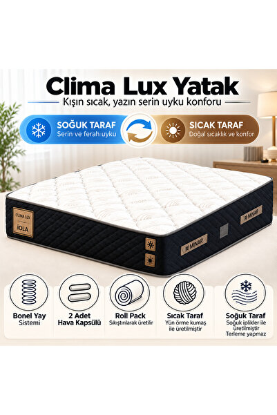Minar Clima Lux Çift Taraflı Yazlık Kışlık Yatak