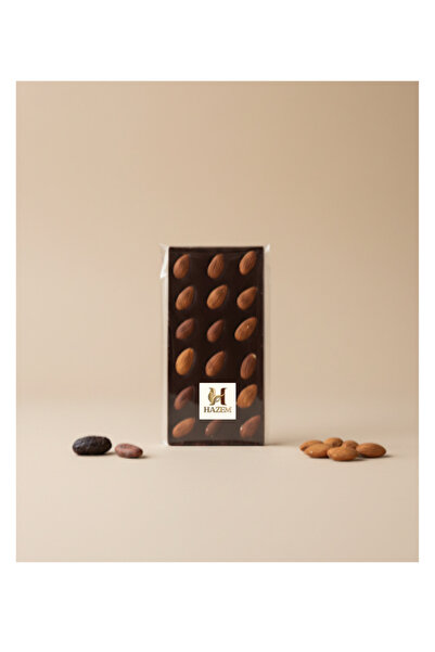 Bitter bademli tablet çikolata (100 gr)