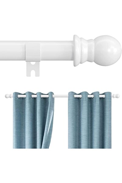 OEM 76-221cm Tijă de perdea metalică telescopică, rezistentă, solidă, reglabi...