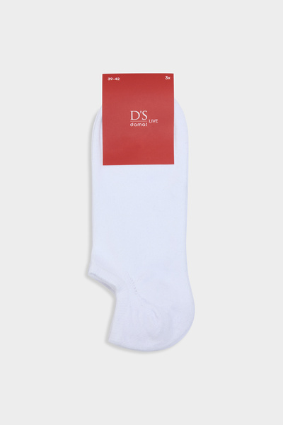 D'S Damat Ds Damat beli set od 3 pamučnih sportskih čarapa za patike