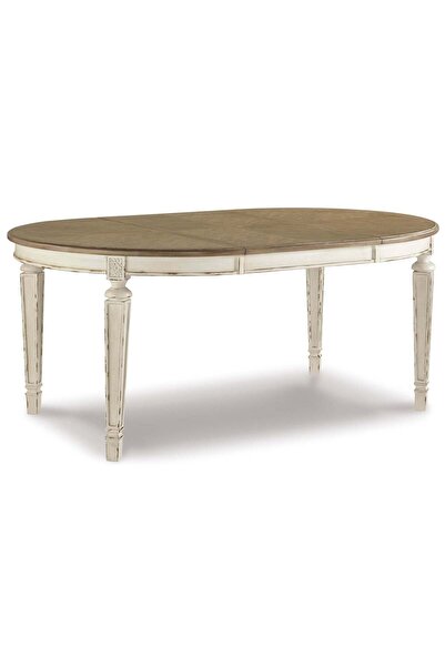 Ashley Furniture طاولة طعام قابلة للتمديد من ريلين