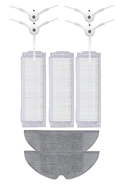 LİN GRUP Set de 9 piese de schimb compatibile cu aspiratorul robot Xiaomi Vac...