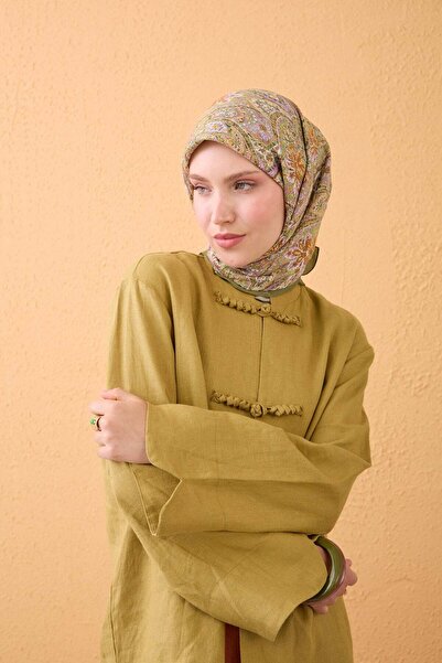 Silk Home Velora Scarf Vintage Paisley Green