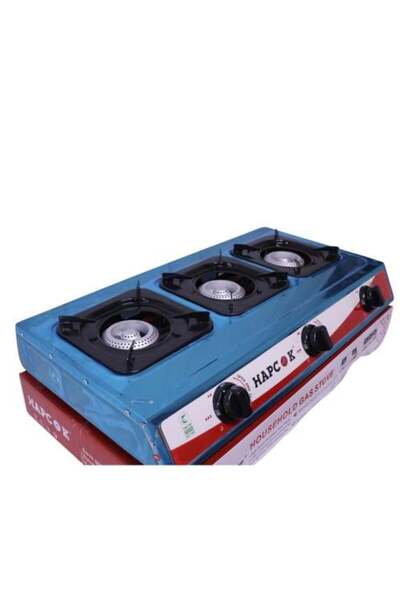 Generic Automatic 3-Burner Gas Stove - Self-Ignition