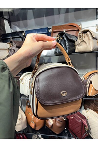 Çanta Trend Women's Soft Leather Look Bag with Flap Closure
