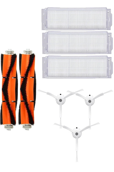 LİN GRUP Set de 8 piese de schimb compatibile cu aspiratorul robot Xiaomi Vac...