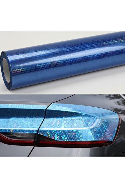 TakÇalıştır Honeycomb Patterned 3D Colormatic Headlight Film Stop Foil 1Mx30C...