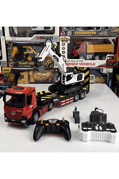 Lowbed Tır+3 Başlıklı Ekskavatör 2’li set