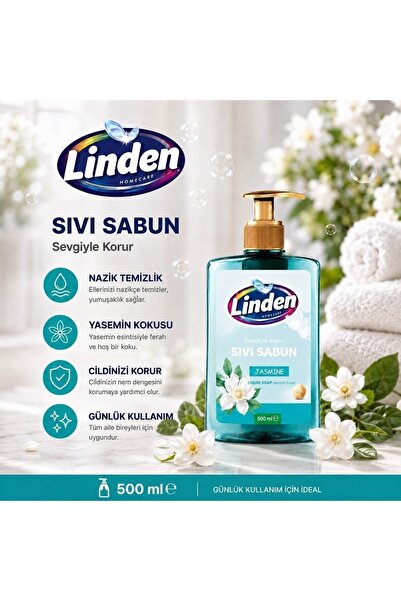 Linden Liquid Soap Jasmine 500 ml