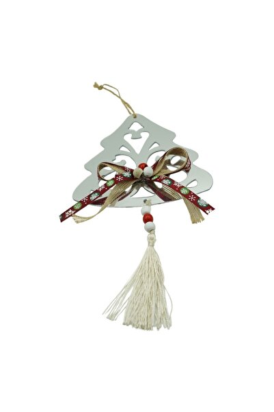 Rao Ornament Brad, Brad, Argintiu, Lucios, 14*26cm, Acril, Interior/ Exterior