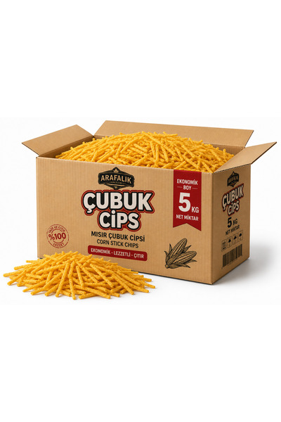 Çerezleri Çubuk Cips 5 kg (Dökme)