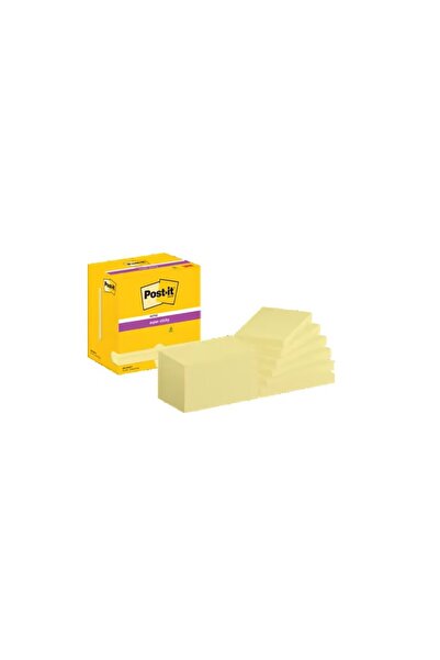 3M Notite adezive Post-It Super Sticky, galben Canary, 127 x 76 mm, 90 file/b...