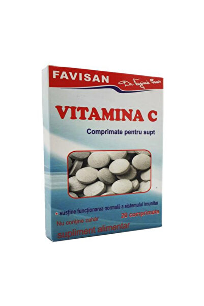 Favisan Vitamina C Favisan, 20 comprimate