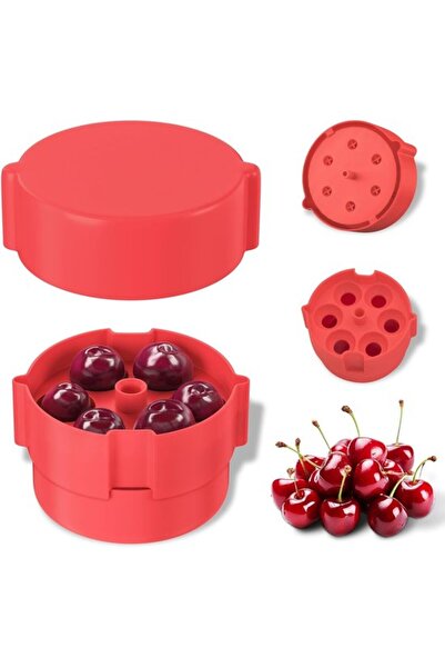STARSTAR Cherry Pitter - Multiple cherry seed remover, labor-saving push-down...