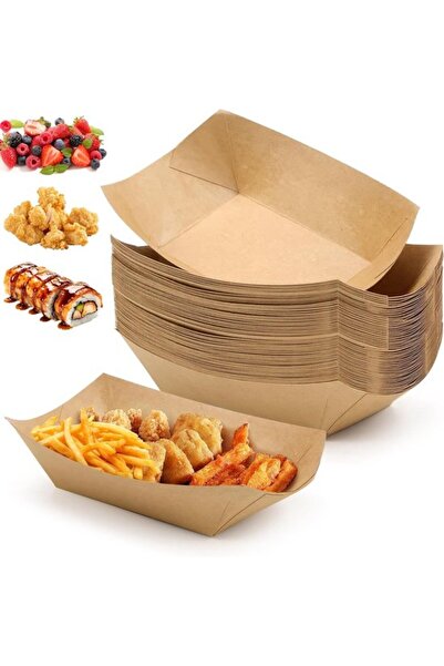 STARSTAR Cardboard fry containers - Disposable snack trays - Party supplies -...