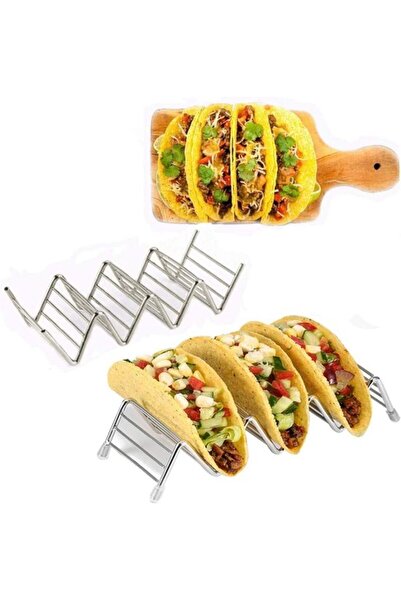 STARSTAR 2 Pcs Stainless Steel Taco Holder Stand - Sturdy Oven-Safe Mexican T...