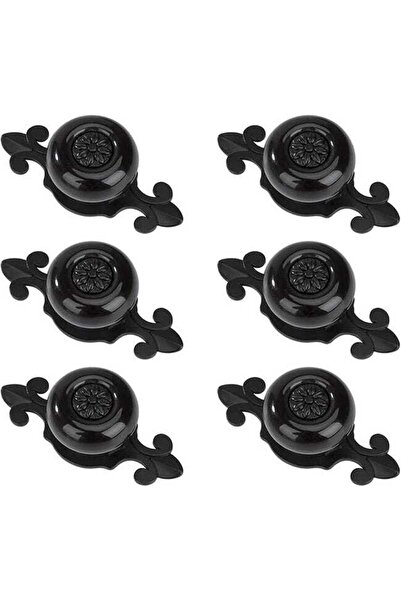 Morvena Picks Un set de 6 mânere ceramice vintage pentru mobilier, cu șurubur...