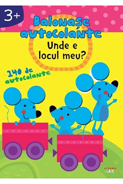 Litera Unde e locul meu? Balonase autocolante +3 ani