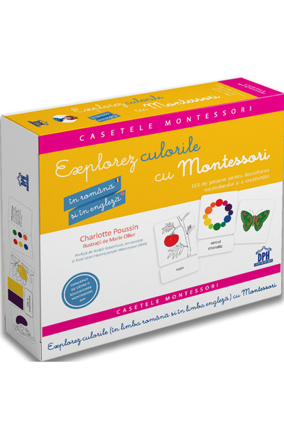 Didactica Publishing House Explorez culorile cu Montessori. 163 de jetoane - ...