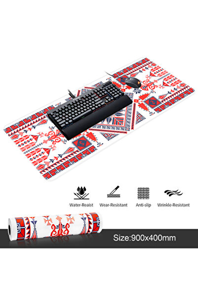 Sumkyle لوحة ماوس كبيرة للألعاب، مقاس 90 × 40 سم، XL |   تصميم بمقاسات كبيرة،...