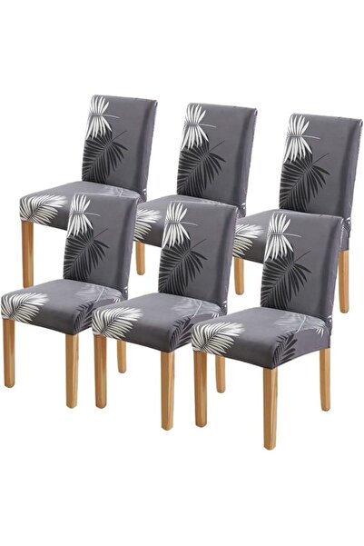 STARSTAR 6-piece elastic chair cover set, suitable for restaurants, homes, ho...