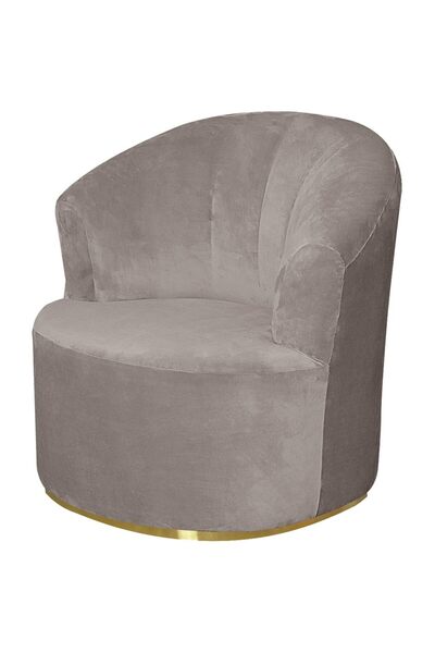 STARSTAR Velvet Banquet Swivel Barrel Chair Cover Medieval Modern Round Club ...