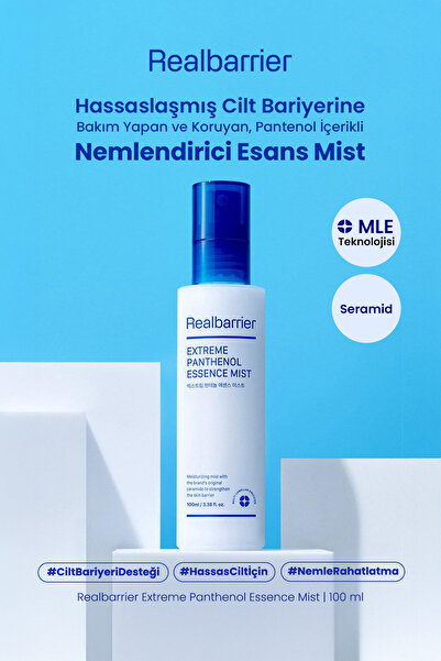 Real Barrier Pantenol İçerikli, Nemlendirici Nazik Esans Mist REALBARRIER Ext...