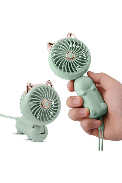 STARSTAR Portable handheld fan, mini USB fan with rechargeable battery and 3 ...
