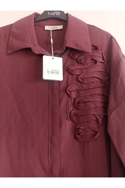 Armine TREND 26 Ya 417 Tunic Bordo with Side Pockets