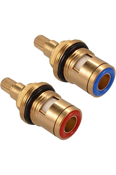 STARSTAR Brass ceramic disc faucet valve replacement, 1/4 turn 1.27 cm, suita...