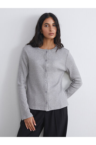 LC Waikiki Crew Neck Women's Knitwear Cardigan