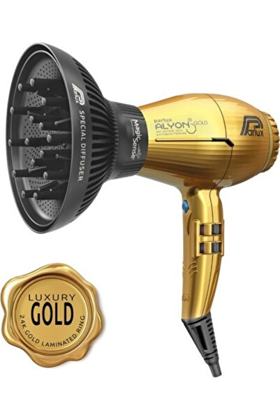 Parlux Alyon Gold Επαγγελματικό Σεσουάρ Μαλλιών με Φυσούνα 2250W