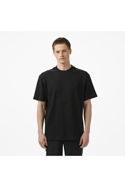 Lacoste Erkek Relaxed Fit Bisiklet Yaka Siyah T-Shirt