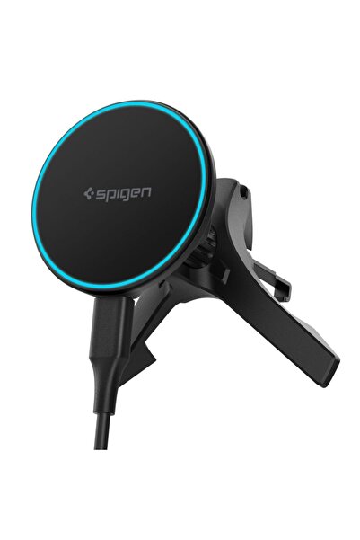 Spigen Suport auto magnetic Magsafe încărcător wireless 15W pentru iPhone Qi2...