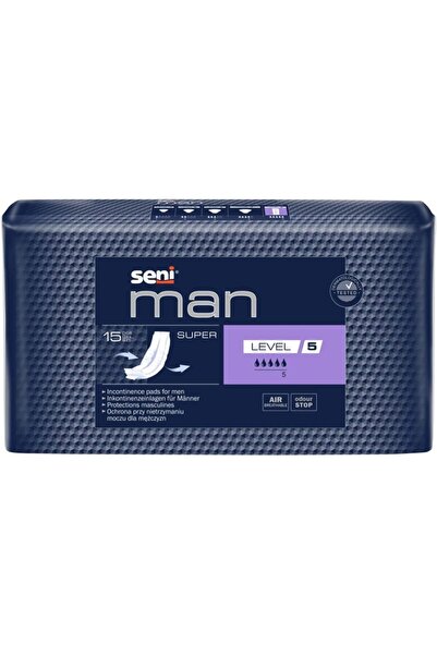 Generic Brand Scutec Absorbant pentru Incontinenta, Seni, 15 buc Man Super
