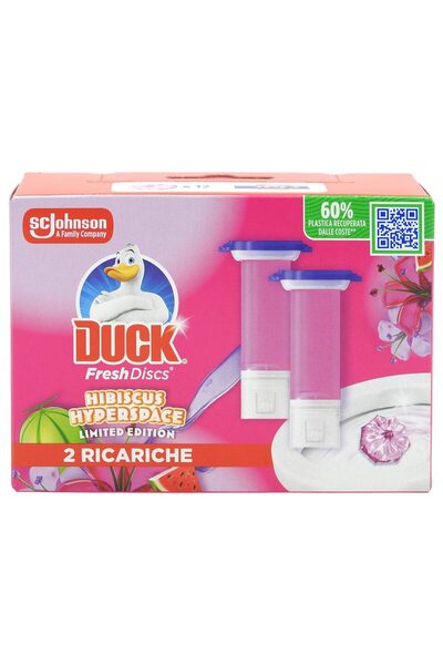 DUCK Rezerva, Discuri Proaspete, 2 X 36 ml Hibiscus Hyperspace