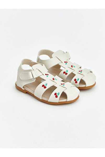LC Waikiki Peak New Season Cherry Embroidered Girls' Sandals